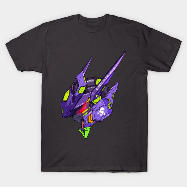 Barbatos Eva Unit 01 T-Shirt by Gunpla